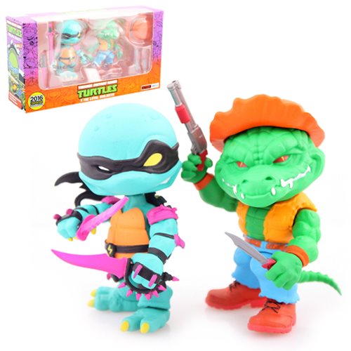 Teenage Mutant Ninja Turtles Slash and Leatherhead Variant Mini-Figure 2-Pack - 2016 Convention Exclusive